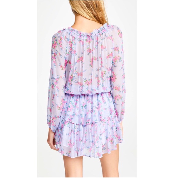 LoveShackFancy Wisteria Lilac Popover Dress